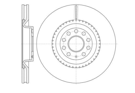 Тормозной диск ROADHOUSE 6791.10 (фото 1)