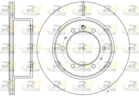Тормозной диск ROADHOUSE 6926.10