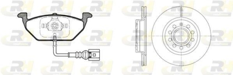 Комплект тормозов, дисковый тормозной механизм ROADHOUSE 8633.05 (фото 1)
