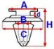 Клипсы, зажимы и крепеж ROMIX ROMB25291 (фото 1)