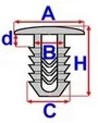 Клипсы, зажимы и крепеж ROMIX ROMC60757