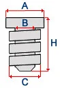 Клипсы, зажимы и крепеж ROMIX ROMC70546