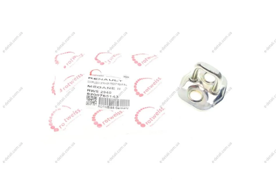 Петля двери (передней) Renault Laguna II/Megane II 01-08 ROTWEISS 8200765143 (фото 1)