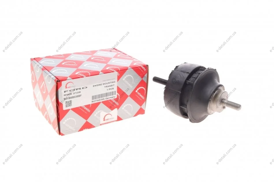 Подушка двигателя (R) Ford Transit 2.5D/TD 94- ROTWEISS RWS2129 (фото 1)