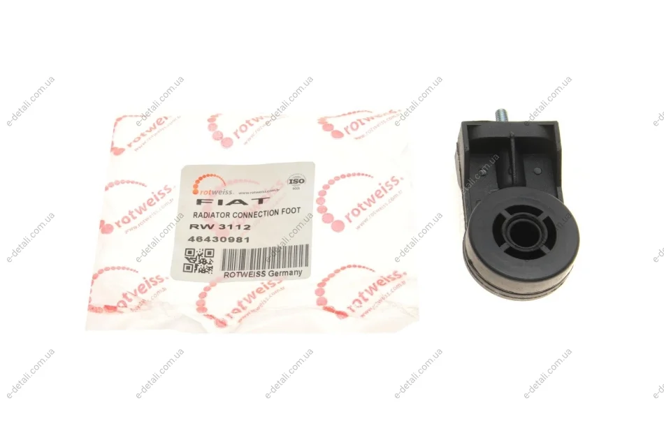 Подушка радиатора Fiat Doblo 1.3D/1.4/1.9D 04- ROTWEISS RWS3112 (фото 1)