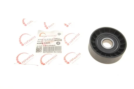 Ролик генератора VW Caddy 1.2TSI/Skoda Roomster 1.2TSI (натяжний) (65x24) ROTWEISS RWS3240