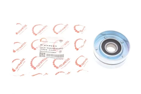 Ролик генератора Ford Transit V347 2.2TDCI 11- (65x29x17)(натяжний) ROTWEISS RWS3320