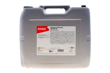 Олива моторна HIGHTEC SYNTH RS SAE OW-40 (20L) ROWE 20020-0200-99