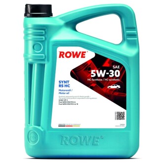 Олива моторна HIGHTEC SYNT RS SAE 5W-30 HC (5 L) ROWE 20024-0050-99