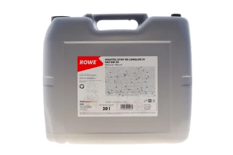 Олива моторна HIGHTEC SYNT RS LONGLIFE IV SAE 0W-20 (20L) ROWE 20036-0200-99