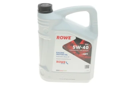 Масло 5W40 HIGHTEC RACING MOTOR OIL (5L) MULTI-ESTER TECHNOLOGY ROWE 20044-0050-99