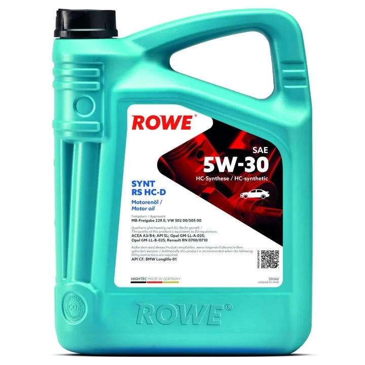 Олива моторна HIGHTEC SYNT RS HC-D SAE 5W-30 (4L) ROWE 20060-0040-99 (фото 1)