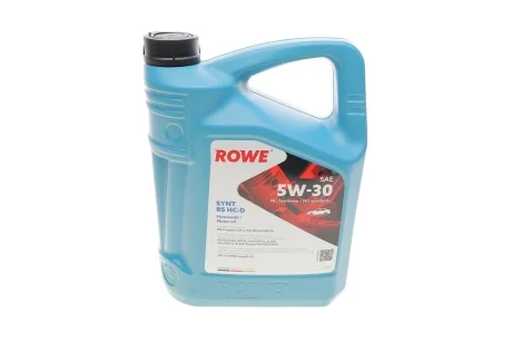 Масло 5W30 HIGHTEC SYNT RS HC-D (5L) (MB 229.5/VW 502 00/505 00/GM-LL-A-025/BMW LL-01) ROWE 20060-0050-99