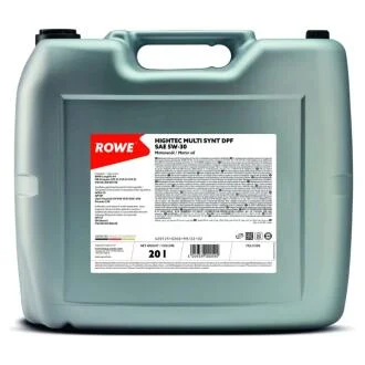 Масло 5W30 HIGHTEC MULTI SYNT DPF (20L) (BMW LL-04/MB229.51/229.31/229.52/VW504 00/507 00/GM dexos2) ROWE 20125-0200-99
