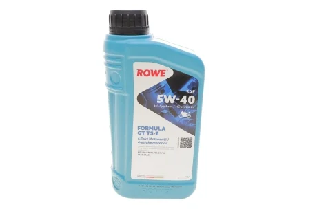Масло 5W40 HIGHTEC FORMULA GT TS-Z (1L) (JASO MA2) (API SN/SM/SL/SJ/SH/SG) ROWE 20143-0010-99