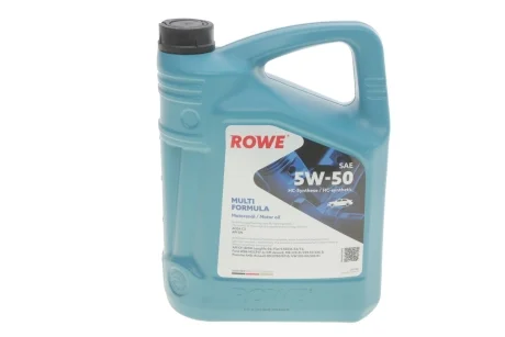 Олива 5W50 HIGHTEC MULTI FORMULA (5L) (VW 502 00/505 00/505 01/MB 229.31/229.51/226.5) (ACEA C3) ROWE 20148-0050-99