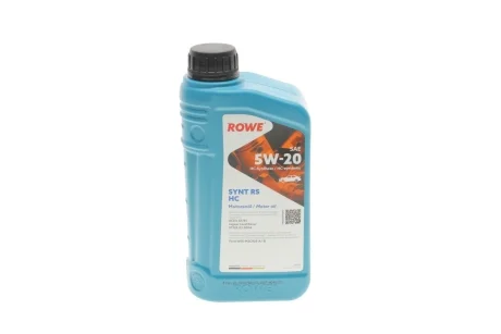 Масло 5W20 HIGHTEC SYNT RS HC (1L) (WSS-M2C925-A/-B/STJLR.03.5004) (ACEA A1/B1) ROWE 20186-0010-99