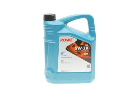 Масло 5W20 HIGHTEC SYNT HC ECO-FO (5L) (WSS-M2C948-B/STJLR.03.5004) (ACEA C5) (API SN) ROWE 20206-0050-99