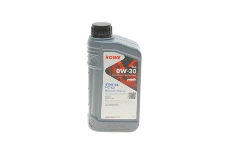Масло 0W30 HIGHTEC SYNT RS HC-C2 (1L) (9.55535-DS1/GS1/IVECO 18-1811 SC1 LV/PSA B71 2312) (ACEA C2) ROWE 20247-0010-99