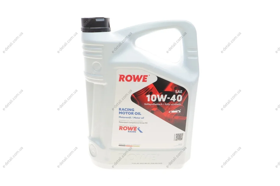 Масло 10W40 HIGHTEC RACING MOTOR OIL (5L) MULTI-ESTER TECHNOLOGY ROWE 20310-0050-99 (фото 1)