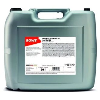 Олива моторна HIGHTEC SYNT RS D1 SAE 5W-20 (20L) ROWE 20342-0200-99