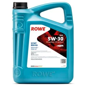 Масло 5W30 HIGHTEC SYNT RSS 03 (5L) (MB 229.31/229.51) (ACEA C2/C3/API SP) ROWE 20372-0050-99