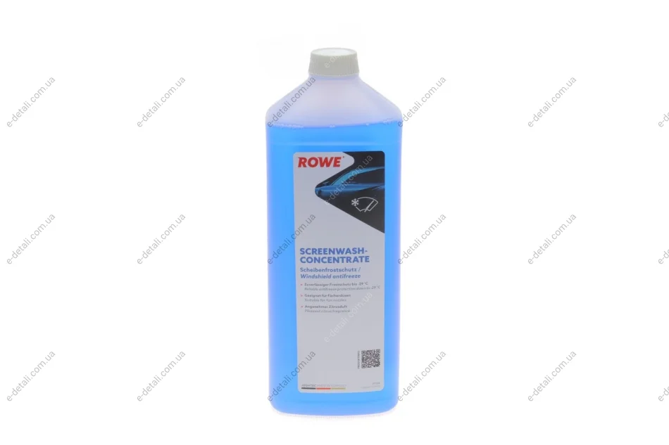 Омыватель стекла зима (1L) HIGHTEC SCREENWASH-CONCENTRATE (1:1=-20°C) (концентрат) ROWE 21104-0010-99 (фото 1)