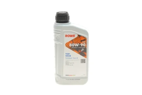 Олива 80W90 HIGHTEC TOPGEAR (1L) Mineral (ZF TE-ML 02A/MB 235.1/API GL-4) (світло-коричневий) ROWE 25001-0010-99