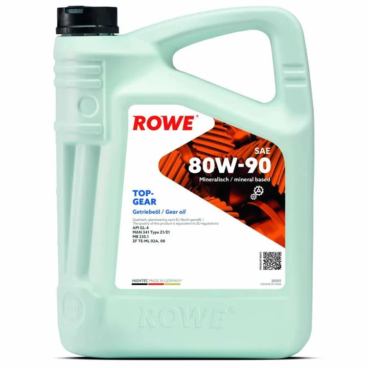 Олива трансмісійна HIGHTEC TOPGEAR SAE 80W-90 (5L) ROWE 25001-0050-99 (фото 1)