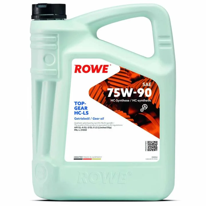 Олива трансмісійна HIGHTEC TOPGEAR SAE 75W-90 HC-LS (5 L) ROWE 25004-0050-99 (фото 1)