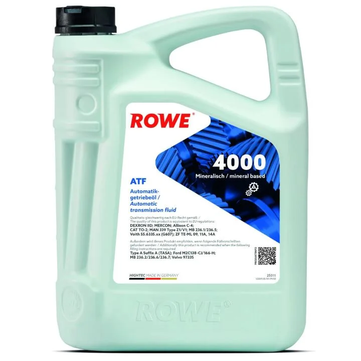 Олива трансмісійна HIGHTEC ATF 4000 (5L) ROWE 25011-0050-99 (фото 1)