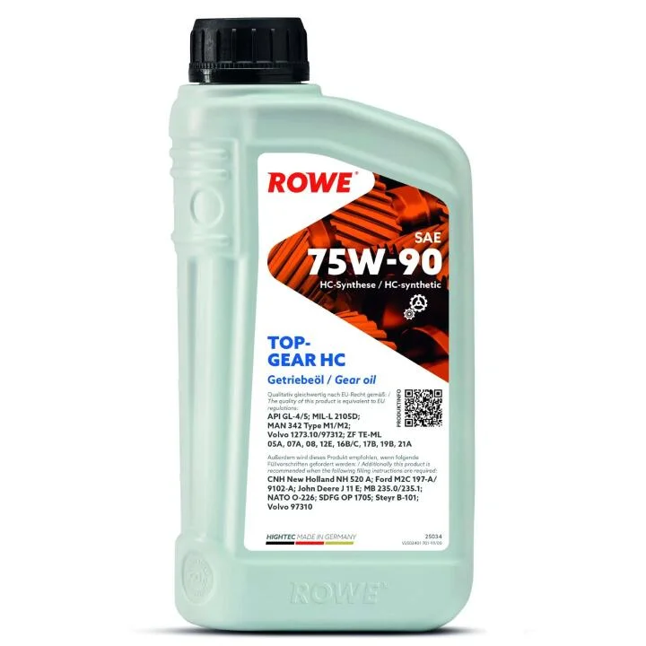 Олива трансмісійна HIGHTEC TOPGEAR SAE 75W-90 HC (1L) ROWE 25034-0010-99 (фото 1)