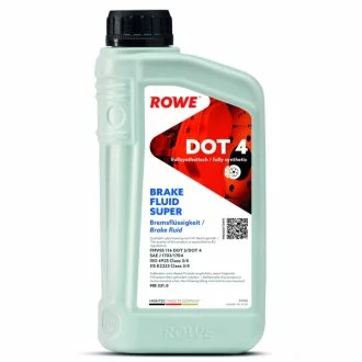 Гальмівна рідина HIGHTEC BRAKE FLUID SUPER DOT 4 (1L) ROWE 25102-0010-99
