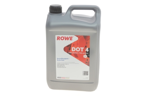 Гальмівна рідина HIGHTEC DOT 4 (5 L) ROWE 25109-0050-99