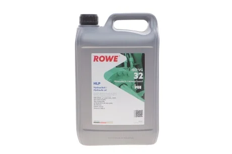 Жидкость гидравлическая HIGHTEC HLP 32 (5L) подходит для подъемников ROWE 30005-0050-99