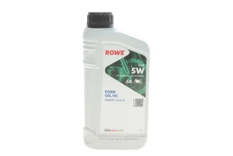 Масло 5W для мото вилок HIGHTEC FORK OIL HC (1L) ROWE 30551-0010-99