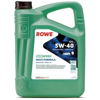 Масло 5W40 SUNSPEED MULTI FORMULA (5L) (MB 229.51/VW 505 00/505 01/BMW LL-04/RN0710/0700) ROWE 4920138-0050-99