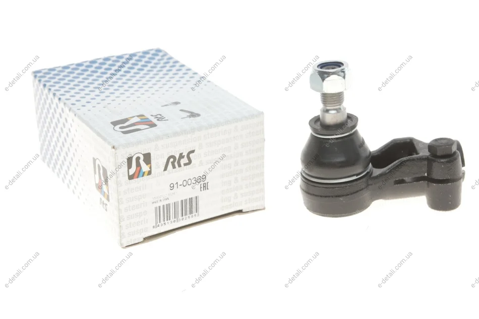 Наконечник тяги рулевой (R) Opel Astra F 91-02/Vectra A 88-95/Saab 9-3 98-03/Saab 900 II 93-98 RTS 91-00369 (фото 1)