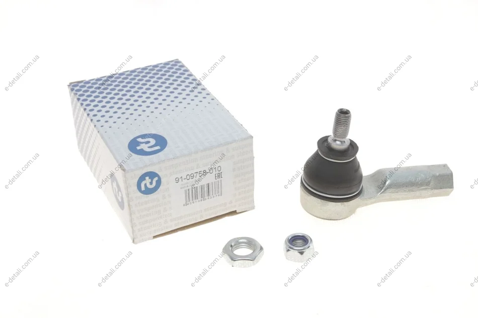 Наконечник тяги рулевой Citroen C-Crosser/Mitsubishi Lancer VIII 07-/Outlander II/Peugeot 4007 06-13 RTS 91-09758-010 (фото 1)