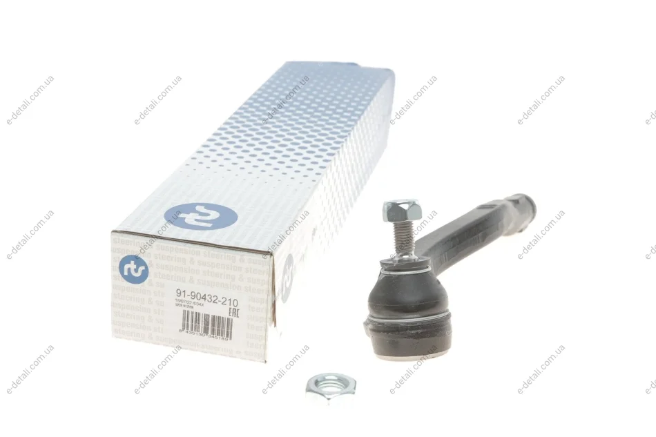 Наконечник тяги рулевой (L) Renault Kangoo 08-/MB Citan 12- RTS 91-90432-210 (фото 1)