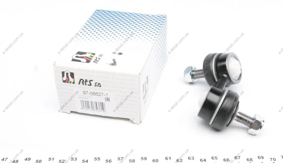 Тяга стабилизатора (переднего) (R) Honda Civic VII 01-05/CR-V II 01-07/FR-V 04- (L=55.5mm) RTS 97-06627-1 (фото 1)
