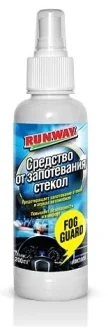 Засіб від запотівання скла 200 мл. (24шт уп) RUNWAY RW2009