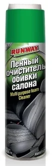 Очисник обивки салону пінний 650мл (12шт уп) RUNWAY RW6083