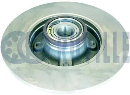 CITROEN Диск тормозной задн (c подш, с кольцом ABS) C3,C4 Peugeot 207,307 (249*9) RUVILLE 221282