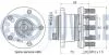 FORD К-кт подшипника ступицы с датчиком ABS KUGA II 13- RUVILLE 221854 (фото 2)