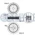 FORD Шків ESCORT 1.6 98-, FIESTA 1.6-1.8 92-, MAVERICK 2.0 01-, MONDEO 1.6-2.0 93-, TRANSIT CONNECT 1.8 02-13 RUVILLE 520123 (фото 2)