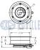 VW ролик ГРМ Audi A3/4,Bora,Golf IV,V,VI,Passat,Touran,T5,Skoda Fabia,Octavia,SuperB 1.6/2.0 RUVILLE 540453 (фото 2)