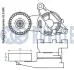 FIAT Натяжной ролик A3 1.9-2.0TDI, Caddy, Golf V, Passat 2.0TDI, Touran 1.9-2.0TDI RUVILLE 541409 (фото 2)
