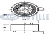 AUDI Ролик натяжителя ремня A4/A6/A8, Q7 2.7TDI/2.7 TDI quatro, 3.0TDI (quatro), VW Touareg RUVILLE 542418 (фото 2)