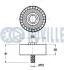 CHEVROLET Ролик CAPTIVA 2.2D RUVILLE 542474 (фото 2)